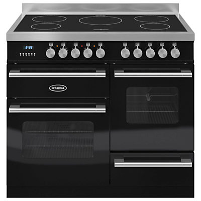 Britainnia RC-10XGI-DE Delphi Modern Induction Hob Range Cooker Black Britainnia RC-10XGI-DE Delphi Modern Induction Hob Range Cooker Black